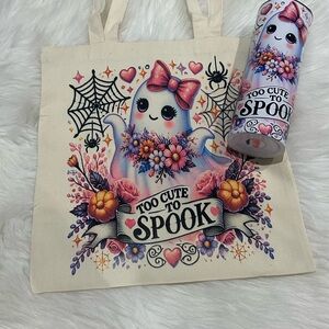 Too Cute to Spook Tote and Tumbler Set